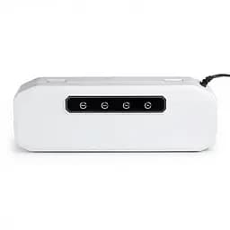 Вакууматор побутовий Yiwu для сухих та вологих продуктів 400 Вт вакуумний пакувальник 4 режими роботи + 10 пакетів Білий HP-11-17W