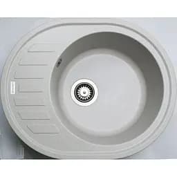 Кухонна мийка Adamant OVUM avena 615x495x200 мм, з крилом 61,5 см - мініатюра 3