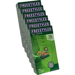 Презервативы Freestyles Max Pleasure 6 упаковок х 12 шт.