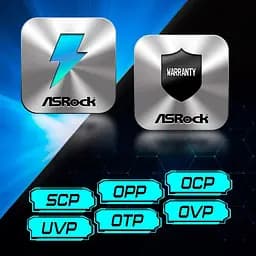 Блок живлення AsRock Steel Legend 850W Black (SL-850G) - мініатюра 8