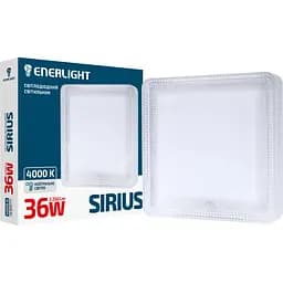 Світильник стельовий світлодіодний Enerlight Sirius 36 Вт 4000К білий