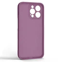 Силиконовый чехол для Apple iPhone 14 Pro Max, Icon Ring, фиолетовый, панель-накладка, с кольцом-подставкой на 360°, противоударный, возможность использования магнитных держателей, ArmorStandart (ARM68728) - мініатюра 2