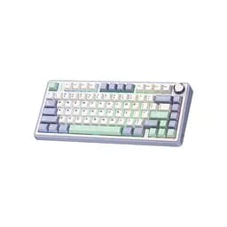 Клавіатура Aula F75 Gasket Greywood V3 switch Hot-Swap PBT Wireless/Bluetooth/USB White (6948391208640) - мініатюра 3