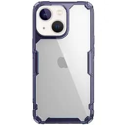 Чехол TPU Nillkin Nature Pro Series для Apple iPhone 13/14, 6.1 Темно-фиолетовый прозрачный