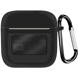 Чехол-накладка DK для JBL Tour Pro 2 | Silicone Candy Friendly с карабином (black)