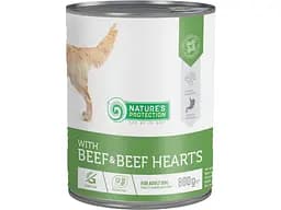 Консервы для собак Nature's Protection with Beef&Beef Hearts 800 г (KIK45603)