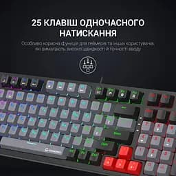 Клавіатура GamePro Red Switches механічна (MK120R) - мініатюра 7