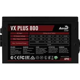 Блок живлення AeroCool VX Plus Stealth 800W (ACPN-VS80AEY.12) - мініатюра 3