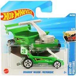 Базова машинка Hot Wheels Ride-Ons Draggin Wagon / Remorque зелена (5785) HYX69-N522