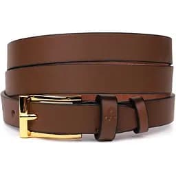 Ремінь шкіряний Grande Pelle для жінок 120х2 см модний вузький acs0029635