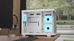 Корпус AeroCool P300C-G-WT-v1 (ACCS-PN02033.21) White без БЖ - мініатюра 2