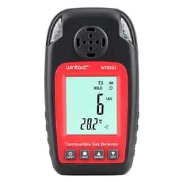 Детектор горючих газів + термометр (0-100% LEL, 0-50 °C) WINTACT WT8823