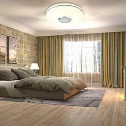 Стельовий Smart світильник з вбудованими світлодіодами Ø 46 см (без пульта) | Line F | Арт. W71189/460