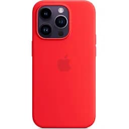 Чехол Silicone Case с MagSafe для Apple iPhone 14 Pro (Product Red) ААА [72711]