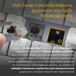 Клавіатура Ducky One 3 SF Cherry MX Red RGB White UA (DKON2167ST-RUAPXPWWWSC1) - мініатюра 3