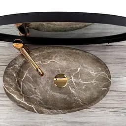 Умивальник Rea Roxy 49 30,7x48,6 B Stone nature (REA-U6650) - мініатюра 3
