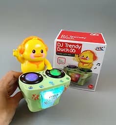 Музична іграшка Каченя-діджей 51161 WToys, україномовне, з піснями, підсвіткою, рухом, танцює та їздить, у коробці - мініатюра 2