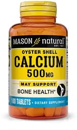 Вітаміни та мінерали Mason Natural Calcium Oyster Shell 500 mg, 100 капсул
