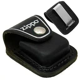 Чохол Zippo LPCBK чорний з кліпсою