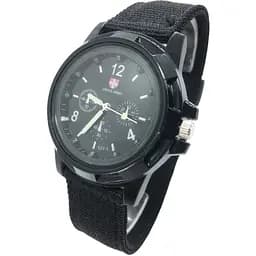 Наручний годинник чоловічий Swiss Army Чорний (IBW750B)