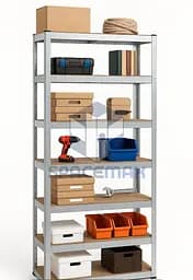 Стелаж металевий 250×60×30 оцинкований самозбірний SPACEMAX 7