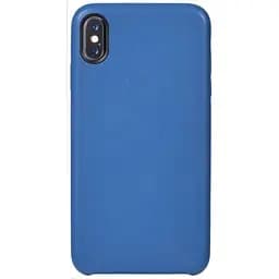 Чехол-накладка Toto Leather Case Apple iPhone XS Max Blue