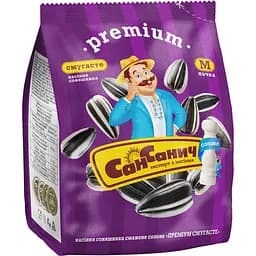 Насіння соняшника Сан Санич Преміум смугасте смажене солоне 95 г