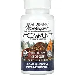 Поддержка иммунитета комплекс из 17 грибов Fungi Perfecti Mushrooms Comprehensive Immune Support 60 капсул