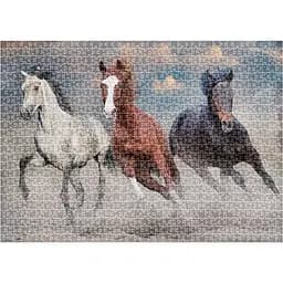 Пазли тришарові Interdruk  Horses 1, 1000 шт. (384966) - мініатюра 4