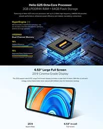 Смартфон Umidigi A9 3/64Gb Green [69420] - мініатюра 3