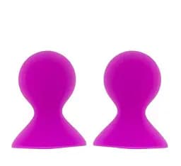 Помпи для сосків DreamToys Lit-Up Silicone Nipple Suckers Pleasure Pumps 7 см рожевий