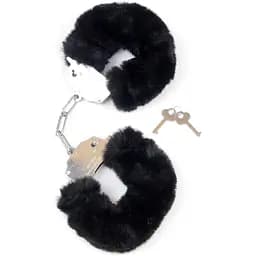Наручники Fetish B - Series Furry Cuffs (чорний)