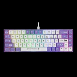 Клавиатура Ajazz AK680 Wired Brown Switch RGB White Purple