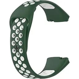 Ремінець DK для Xiaomi Redmi Watch 3 Active / 3 Lite Silicone Sport Band Nike (green / white)