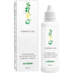 Розчин для дезінфекції та зберігання жорстких газопроникних контактних лінз Schalcon Consin Plus 120 мл