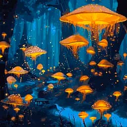 Картина за номерами Santi Казковий ліс 40х40 см з LED підсвіткою (955064)