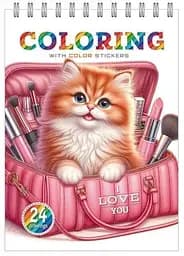 Розмальовка з наліпками 24216