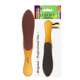 Терка для ног Beauty Luxury деревянная двусторонняя грит 80/120 TD-04