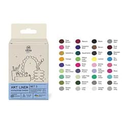Набор цветных линеров, 36 цветов, IDEA10-AL36SET2, 99IDEAS
