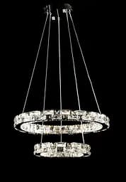 Підвісна світлодіодна люстра Splendid Ray L50604J/500+300/2 LED, 2 кільця, пульт, димер, 80 W - мініатюра 4