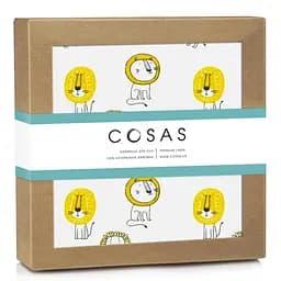 Пелюшки фланелеві Cosas Lions 80х100 см, жовті