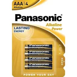 Батарея Panasonic Alkaline Power AAA Power Rangers BLI 4 шт.