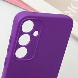 Чохол TPU Getman Liquid Silk Full Camera для Samsung Galaxy S24 FE Фіолетовий / Purple - мініатюра 5