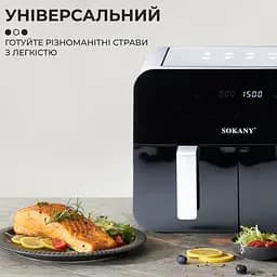 Аерогриль-фритюрниця SOKANY SK-10005 на 10 л сенсорна Sokany SK10005 - мініатюра 3