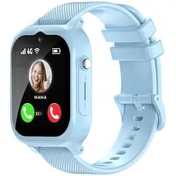 Дитячий смарт-годинник JETIX G99 зі змінним корпусом, GPS, 4G Відеодзвінком і вологозахистом Блакитний