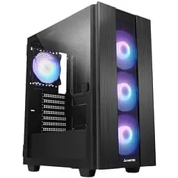 Корпус Chieftec HUNTER 2 GS-02B-OP 4x120mm A-RGB, USB-C, ATX, без БП, Black