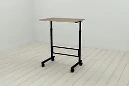 Стіл приставний Ferrum-decor Аміго 62x60x40 метал Чорний ДСП Дуб Дуб Сонома Трюфель 16мм (FRD-102530)