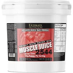 Гейнер Ultimate Muscle Juice 2544 Клубника 4.75 кг