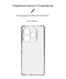 Прозрачный чехол для Infinix Smart 8 (X6525)/8 Plus TECNO Spark 20 (KJ5n) с защитой камеры и усиленными бортами, тонкий, силиконовый, бесцветный, ударопрочный, противоударный бампер с закрытой камерой, ArmorStandart (ARM73220) - мініатюра 2