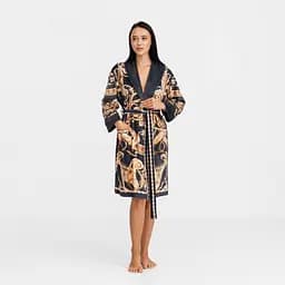 Халат жіночий з плюшевого велюру Elegance 18271 L-XL